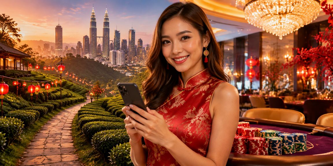 Pengguna Kuala Lumpur log masuk ke kasino mudah alih 8tube dengan selamat